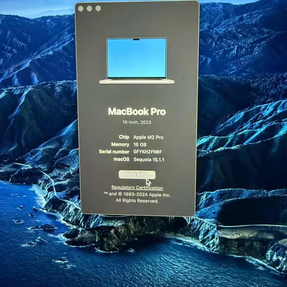 MacBook Pro M2 16’